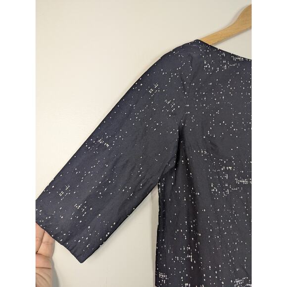 COS Cotton Pixel Printed Half Sleeve Mini Dress - Picture 2 of 7